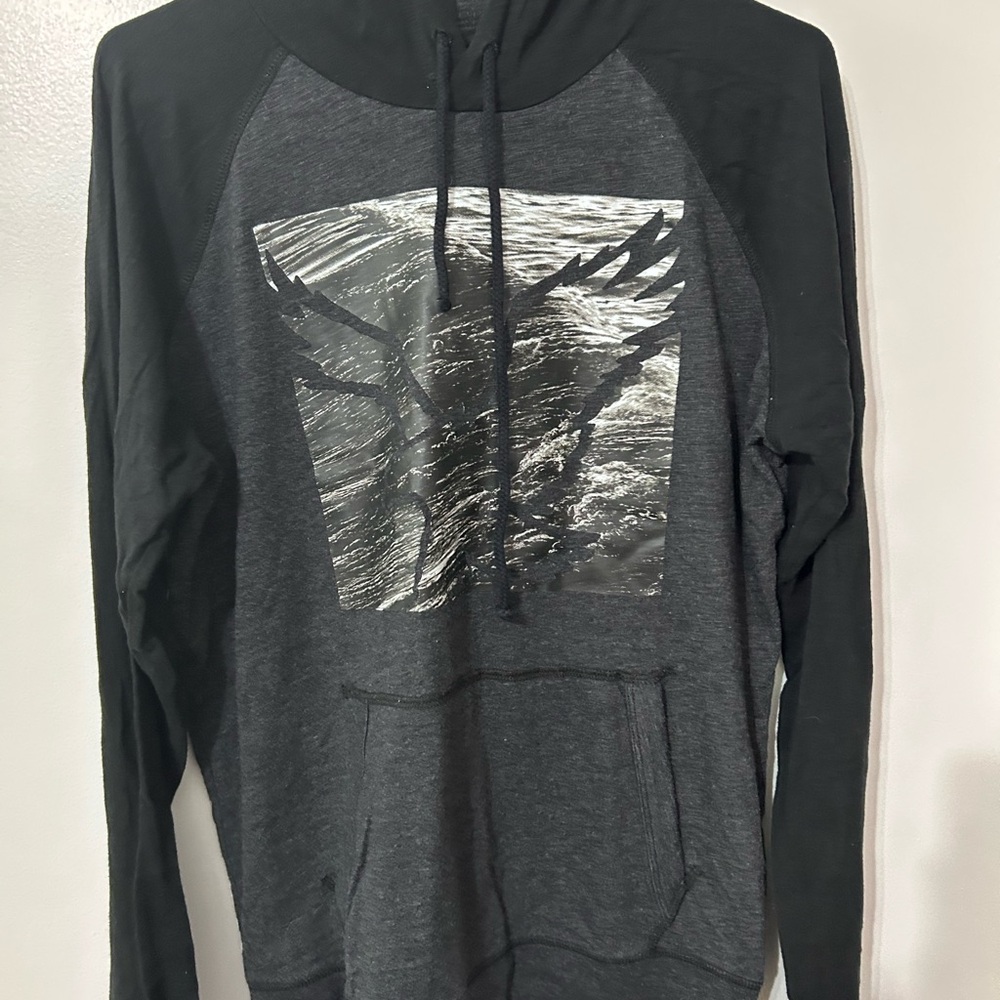 Men's Black Graphic Hoodie